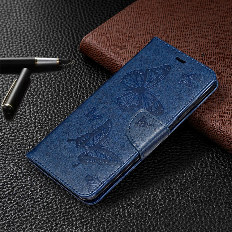 For Nokia 5.3 Two Butterflies Embossing Pattern Horizontal Flip Leather Case with Holder & Card Slot & Wallet & Lanyard