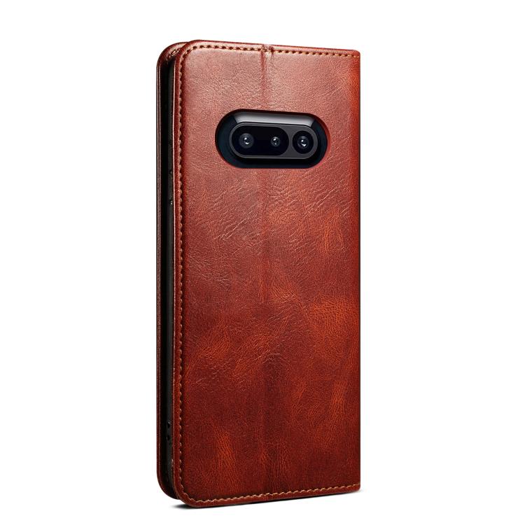 For Nothing Phone 3a Oil Wax Crazy Horse Texture Leather Phone Case