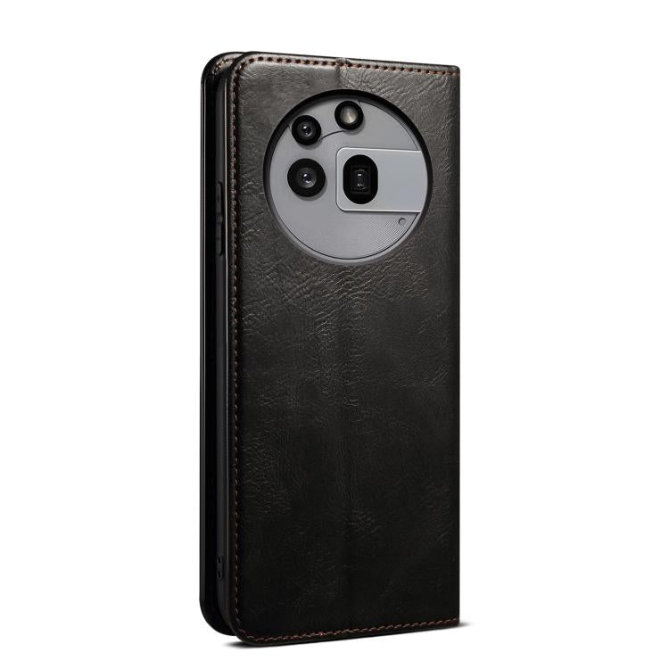 For Nothing Phone 3a Pro Oil Wax Crazy Horse Texture Leather Phone Case