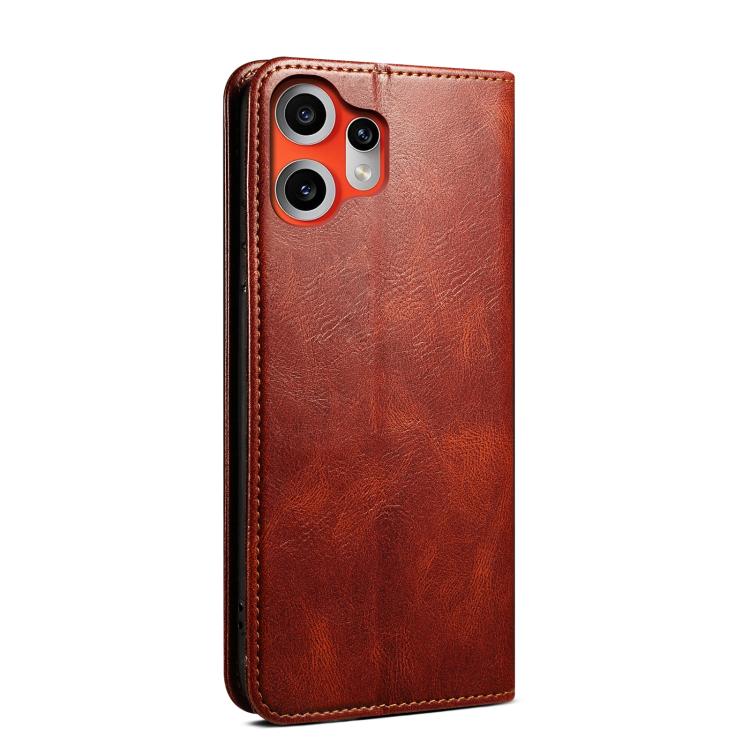 For Nothing CMF Phone 2 Pro Oil Wax Crazy Horse Texture Leather Phone Case