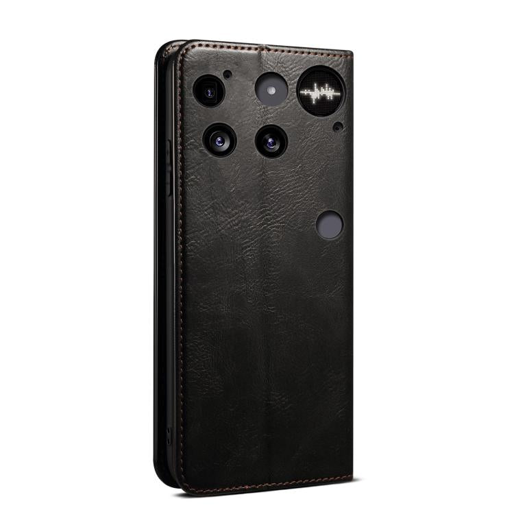 For Nothing Phone 3 Oil Wax Crazy Horse Texture Leather Phone Case