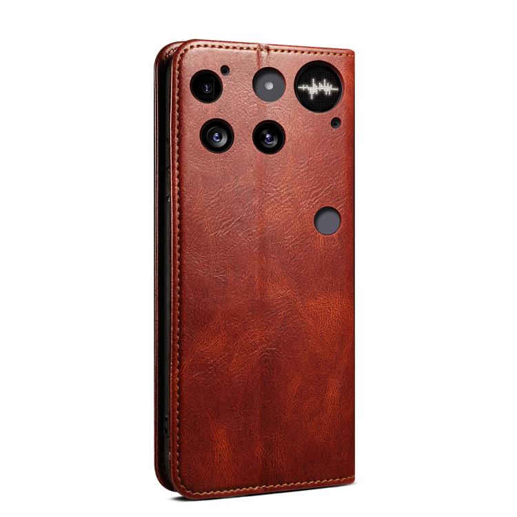 For Nothing Phone 3 Oil Wax Crazy Horse Texture Leather Phone Case