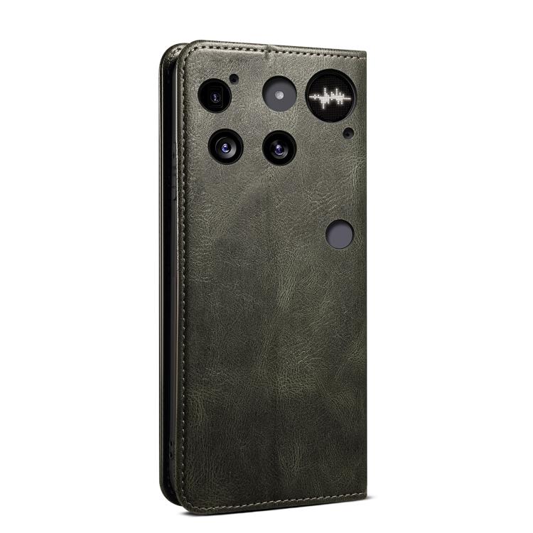 For Nothing Phone 3 Oil Wax Crazy Horse Texture Leather Phone Case