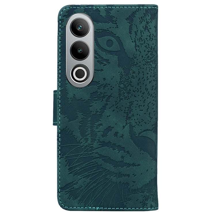 For OnePlus Nord CE4 5G Tiger Embossing Pattern Flip Leather Phone Case