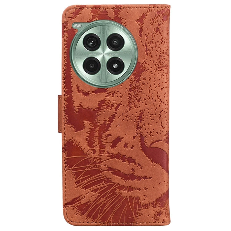 For OnePlus Ace 3 Pro Tiger Embossing Pattern Flip Leather Phone Case