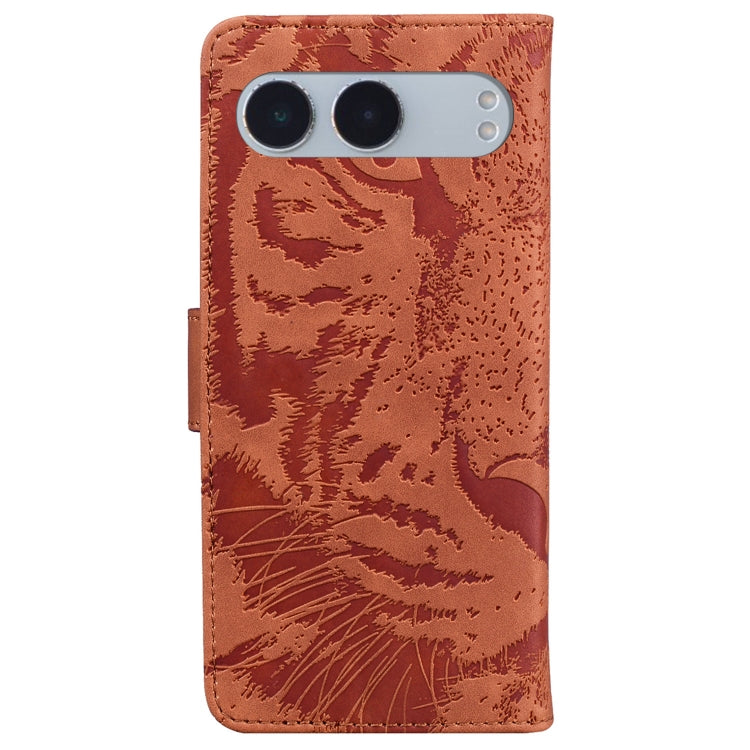 For OnePlus Nord 4 Tiger Embossing Pattern Flip Leather Phone Case