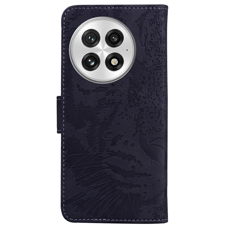 For OnePlus 13 Tiger Embossing Pattern Flip Leather Phone Case
