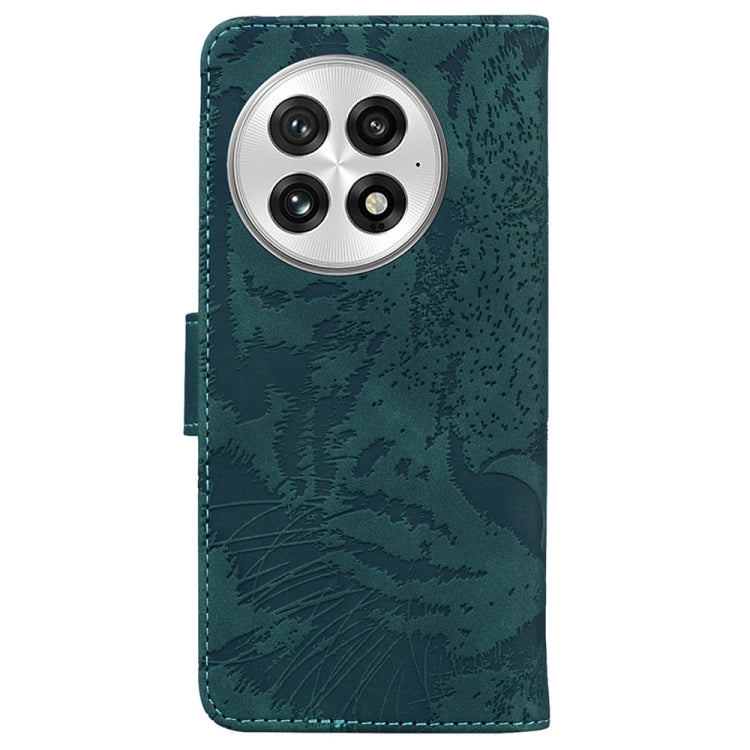 For OnePlus 13 Tiger Embossing Pattern Flip Leather Phone Case