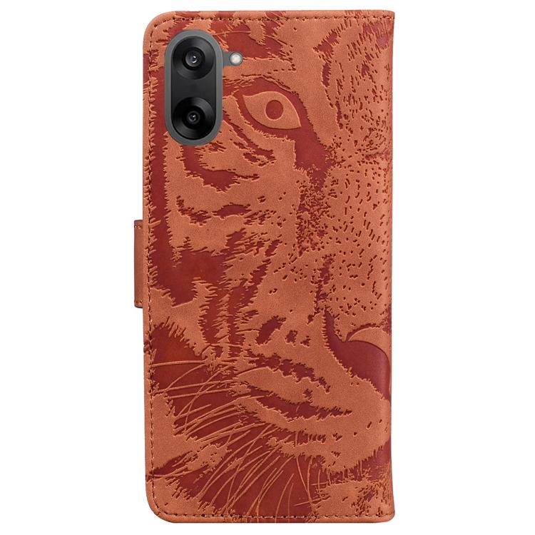For OnePlus Ace 5 Racing / Nord CE5 Tiger Embossing Pattern Flip Leather Phone Case