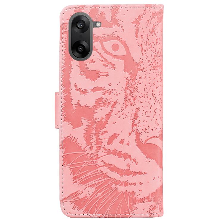For OnePlus Ace 5 Racing / Nord CE5 Tiger Embossing Pattern Flip Leather Phone Case