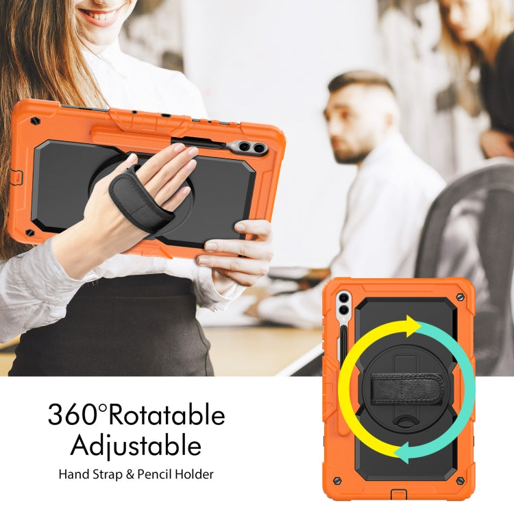 For Samsung Galaxy Tab S9+ / S8+ Silicone + PC Tablet Case