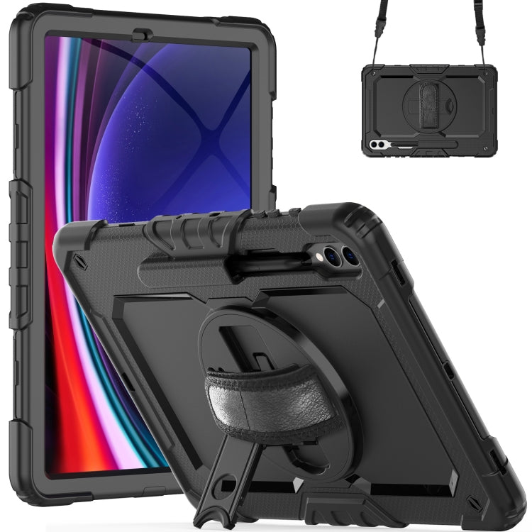 For Samsung Galaxy Tab S9+ / S8+ Silicone + PC Tablet Case