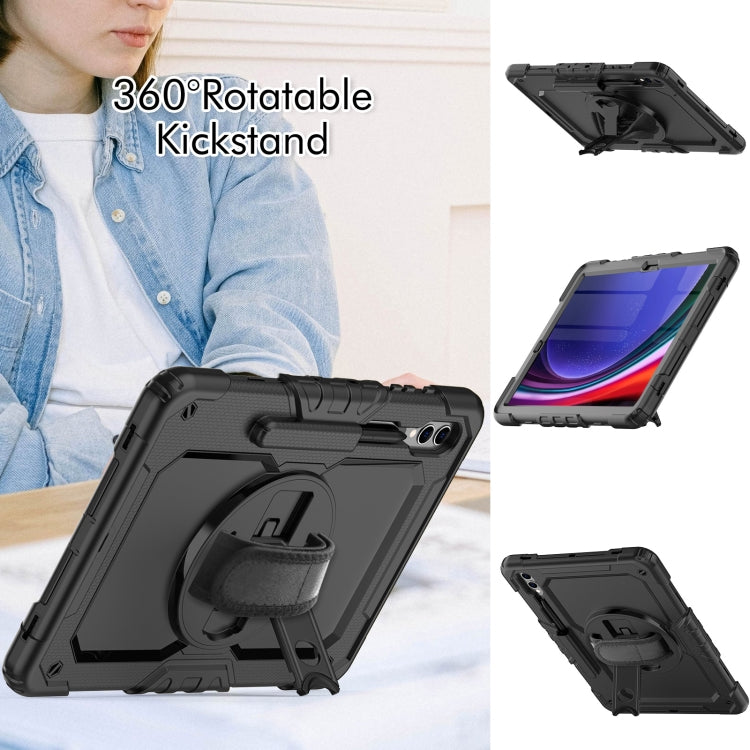 For Samsung Galaxy Tab S9+ / S8+ Silicone + PC Tablet Case