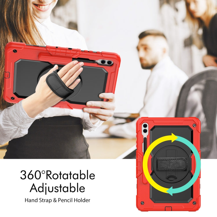 For Samsung Galaxy Tab S9+ / S8+ Silicone + PC Tablet Case