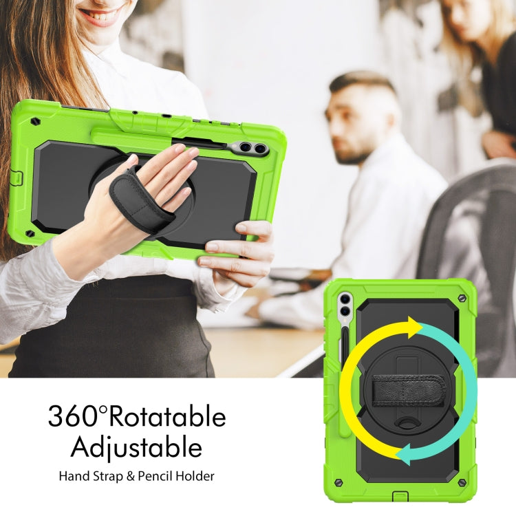 For Samsung Galaxy Tab S9+ / S8+ Silicone + PC Tablet Case