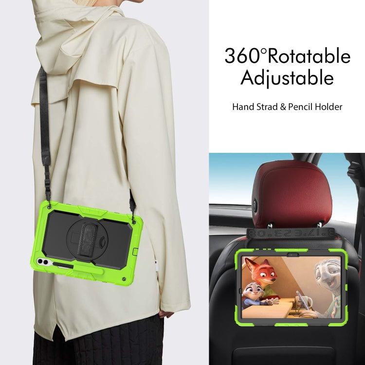 For Samsung Galaxy Tab S9+ / S8+ Silicone + PC Tablet Case