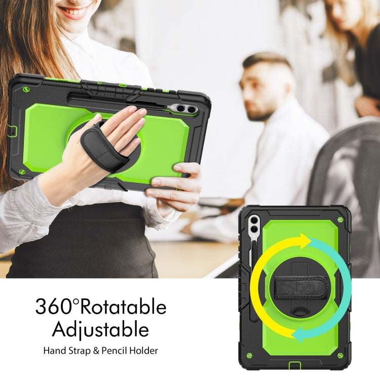 For Samsung Galaxy Tab S9+ / S8+ Silicone + PC Tablet Case