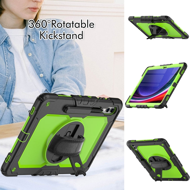 For Samsung Galaxy Tab S9+ / S8+ Silicone + PC Tablet Case