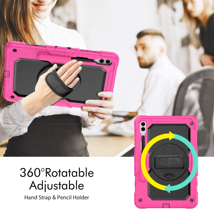 For Samsung Galaxy Tab S9+ / S8+ Silicone + PC Tablet Case