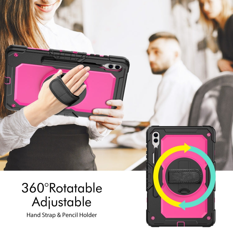 For Samsung Galaxy Tab S9+ / S8+ Silicone + PC Tablet Case