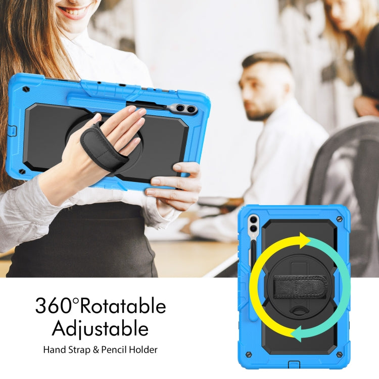 For Samsung Galaxy Tab S9+ / S8+ Silicone + PC Tablet Case