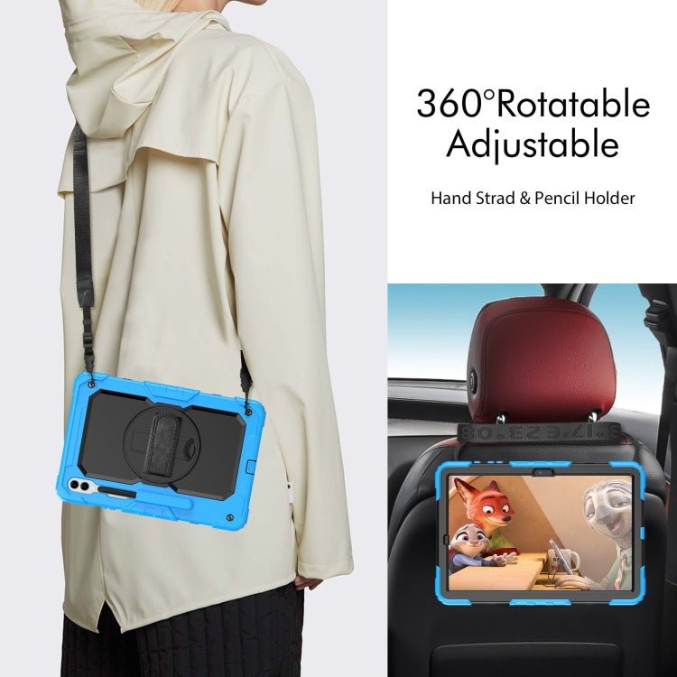 For Samsung Galaxy Tab S9+ / S8+ Silicone + PC Tablet Case