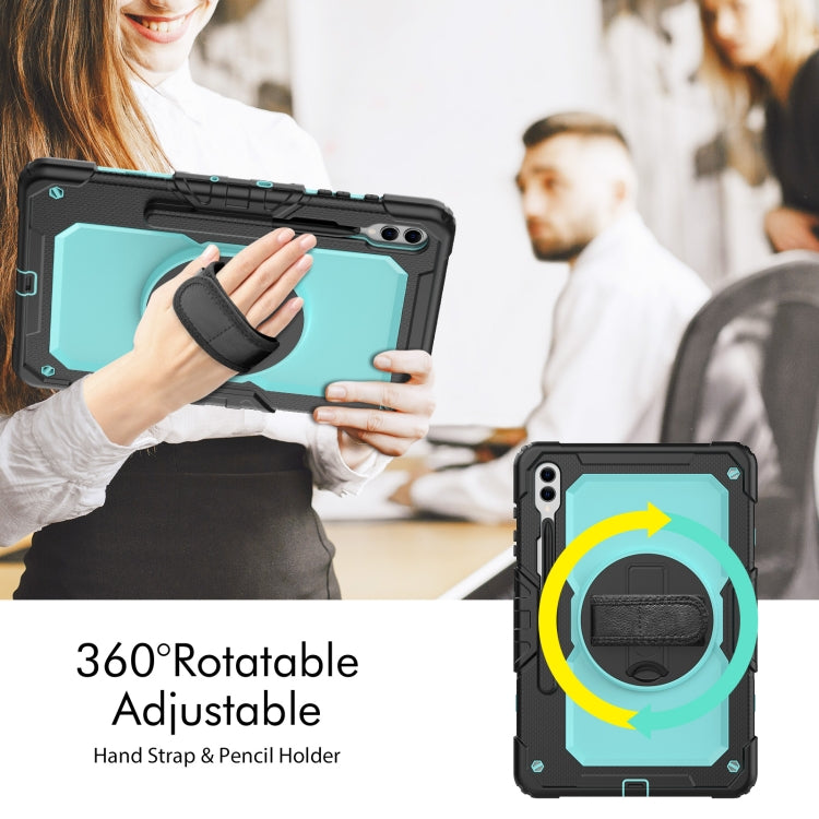 For Samsung Galaxy Tab S9+ / S8+ Silicone + PC Tablet Case