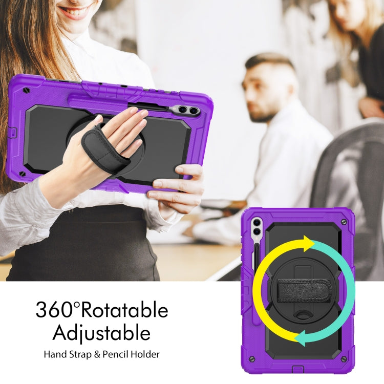 For Samsung Galaxy Tab S9+ / S8+ Silicone + PC Tablet Case