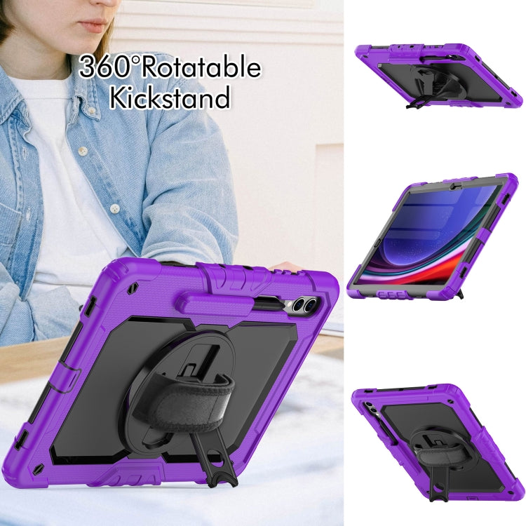 For Samsung Galaxy Tab S9+ / S8+ Silicone + PC Tablet Case