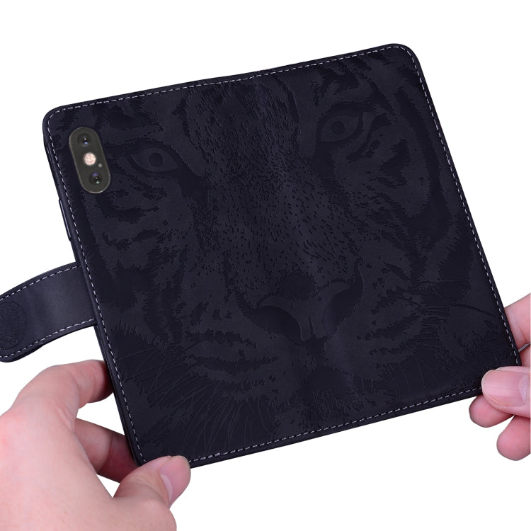 For Sony Xperia 10 VI Tiger Embossing Pattern Flip Leather Phone Case