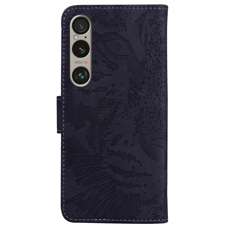 For Sony Xperia 1 VI Tiger Embossing Pattern Flip Leather Phone Case