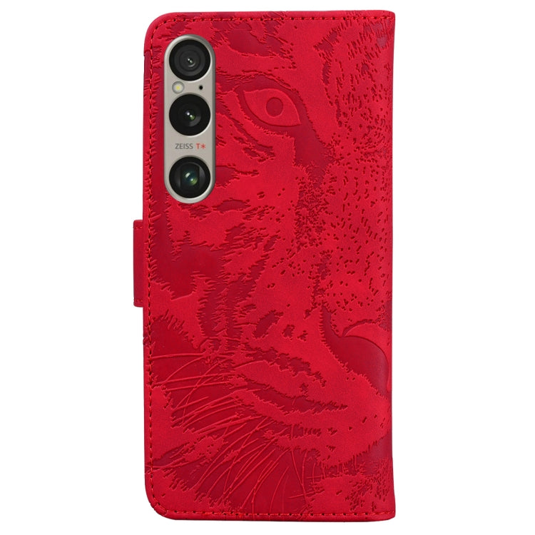 For Sony Xperia 1 VI Tiger Embossing Pattern Flip Leather Phone Case