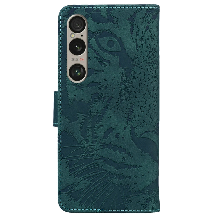 For Sony Xperia 1 VI Tiger Embossing Pattern Flip Leather Phone Case