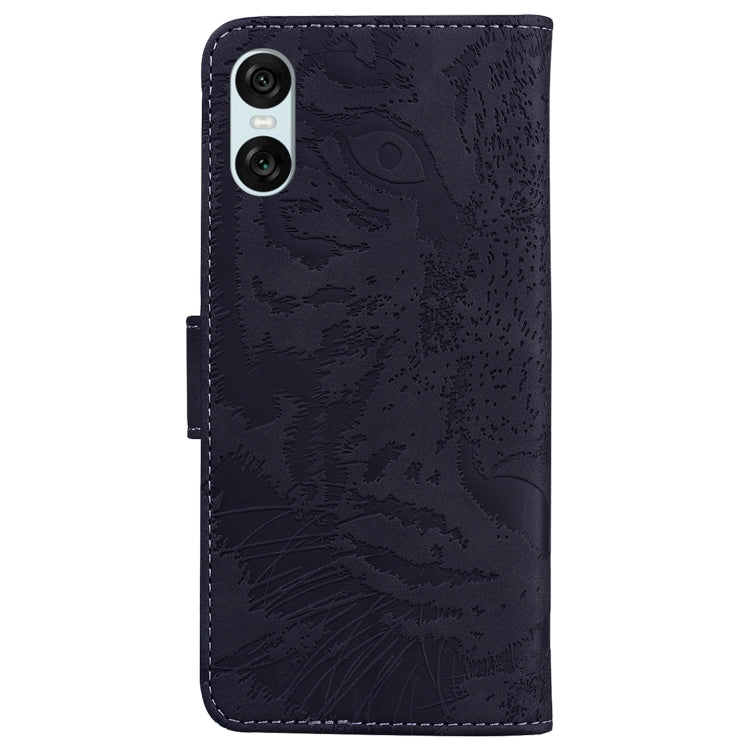 For Sony Xperia 5 VI Tiger Embossing Pattern Flip Leather Phone Case