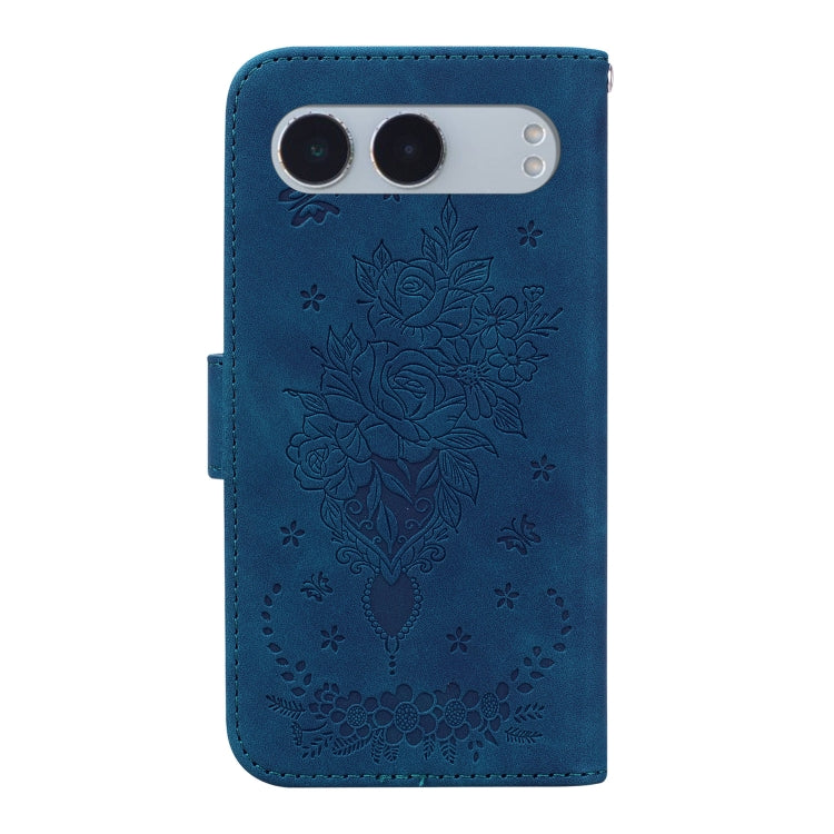 For OnePlus Nord 4 Butterfly Rose Embossed Leather Phone Case