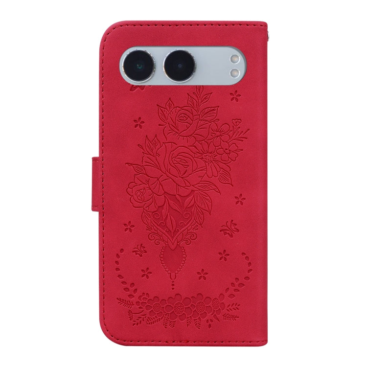 For OnePlus Nord 4 Butterfly Rose Embossed Leather Phone Case