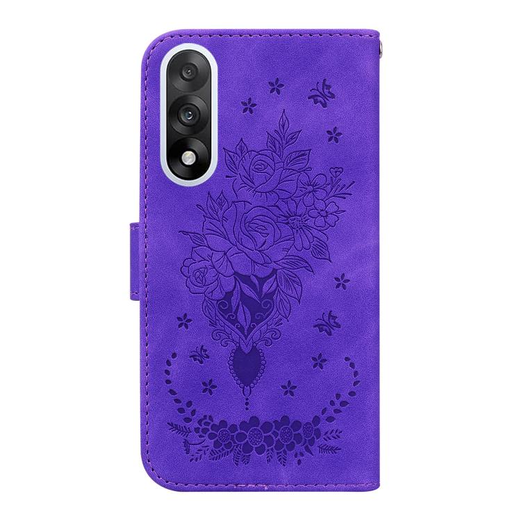 For OnePlus Ace 5 Ultra / Nord 5 5G Butterfly Rose Embossed Leather Phone Case