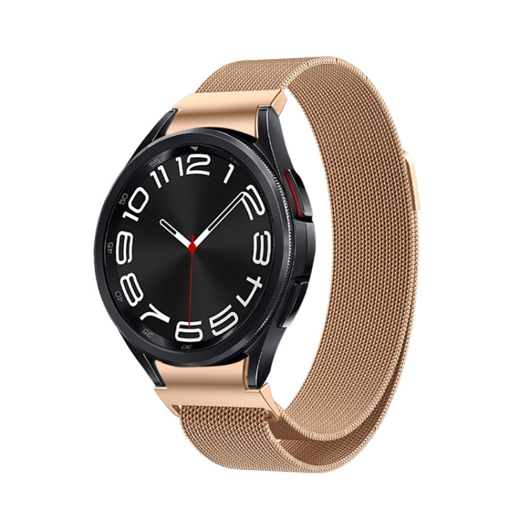 For Samsung Galaxy Watch 6 Milanese Metal Watch Band
