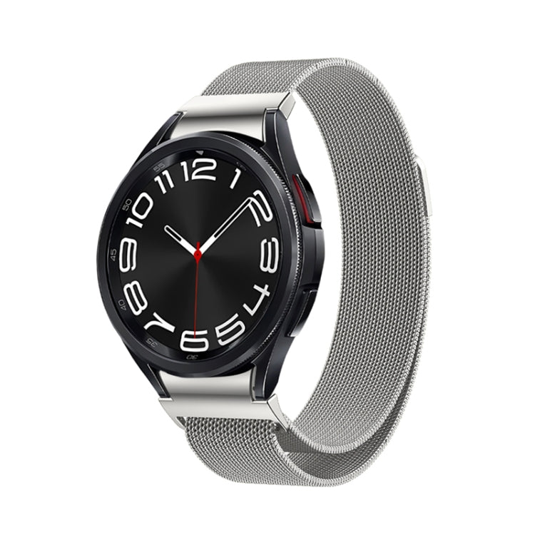 For Samsung Galaxy Watch 6 Milanese Metal Watch Band