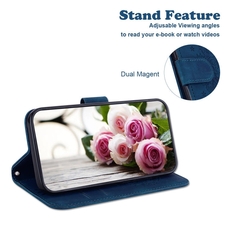 For Sony Xperia 1 VI Butterfly Rose Embossed Leather Phone Case