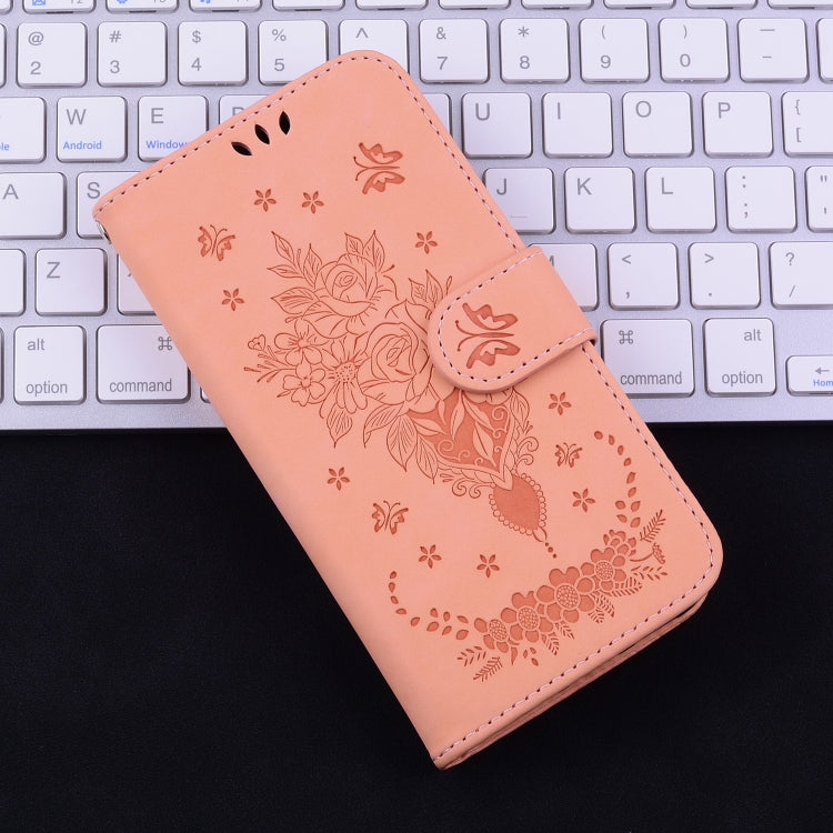 For Sony Xperia 5 VI Butterfly Rose Embossed Leather Phone Case
