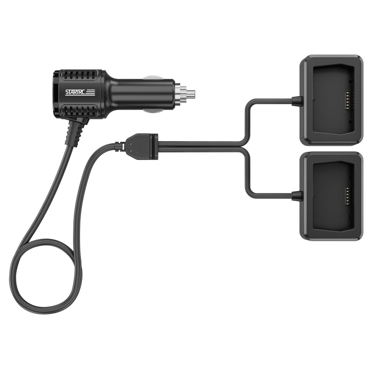 For Mini 3 / Mini 3 Pro STARTRC 2 in 1 Battery Charging Car Charger(Silver)