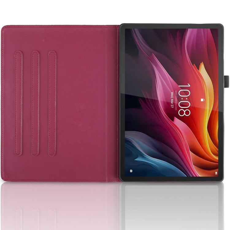 For Lenovo Tab P12 / Xiaoxin Pad Pro 12.7 2025 Tree Life Embossed Rotation Leather Tablet Case