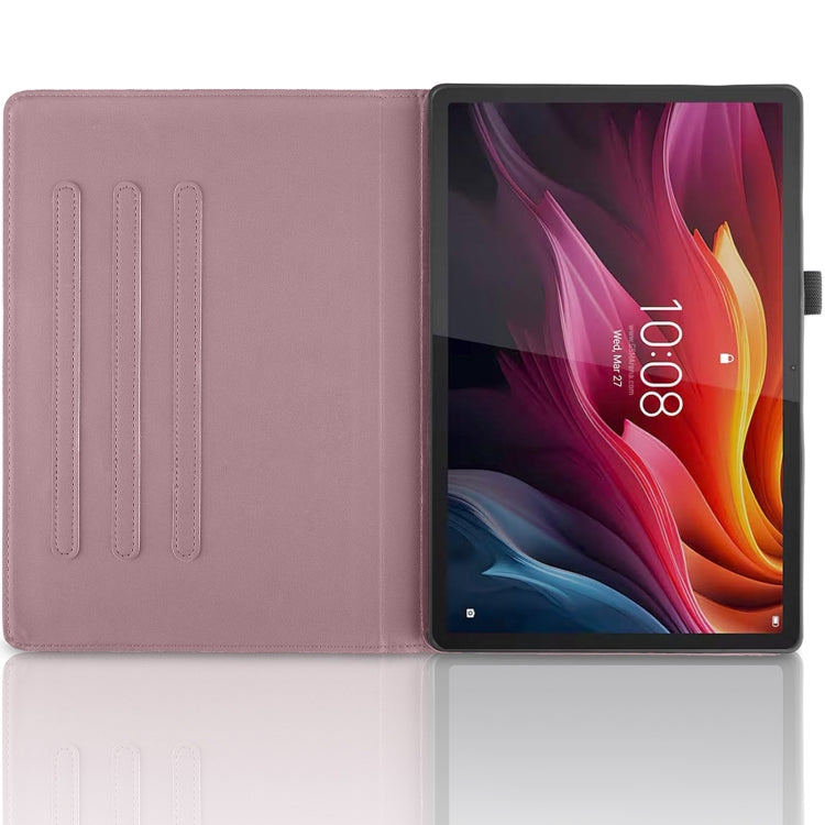 For Lenovo Tab P12 / Xiaoxin Pad Pro 12.7 2025 Tree Life Embossed Rotation Leather Tablet Case