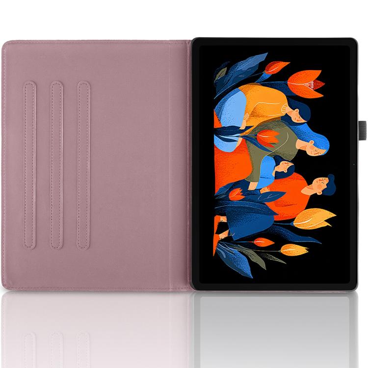 For Lenovo Xiaoxin Pad 12.1 2025 Tree Life Embossed Rotation Leather Tablet Case