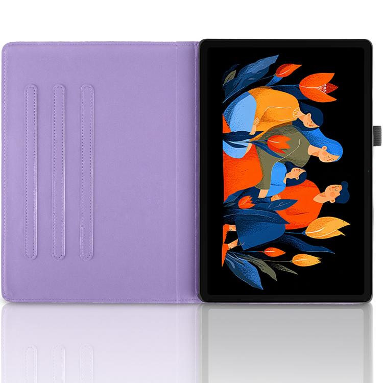 For Lenovo Xiaoxin Pad 12.1 2025 Tree Life Embossed Rotation Leather Tablet Case