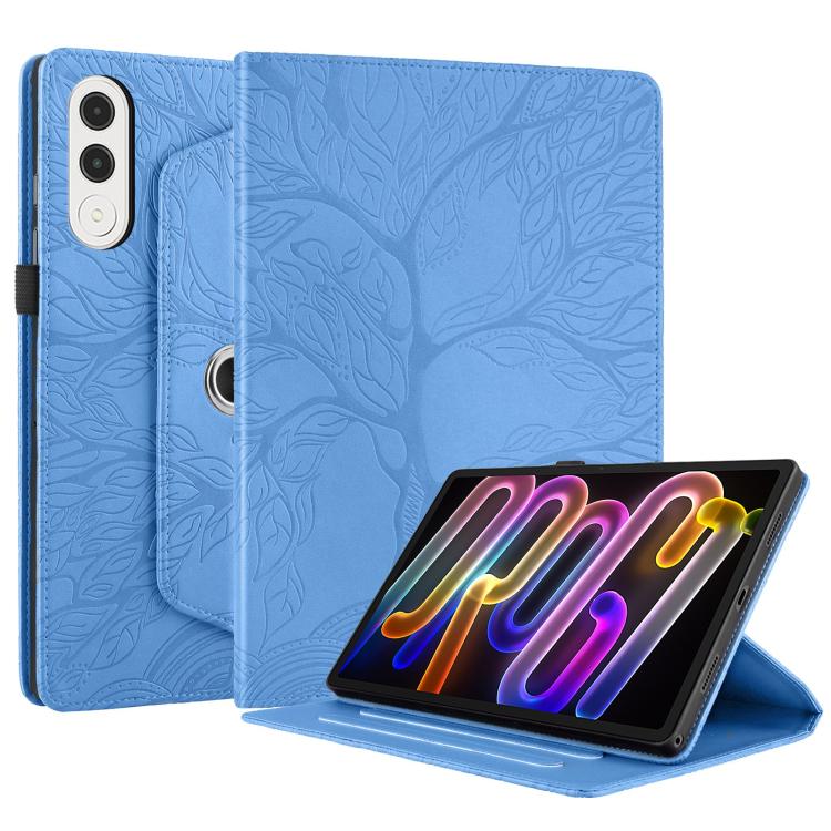 For Lenovo Xiaoxin Pad Pro GT 11.1 2025 Tree Life Embossed Rotation Leather Tablet Case