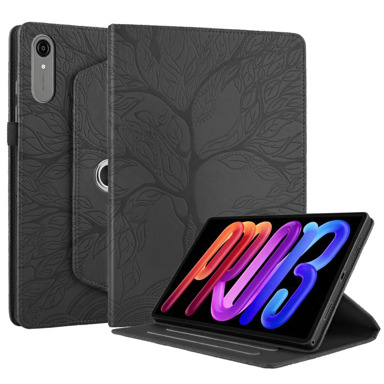 For Lenovo Idea Tab Pro Gen 2 13 Tree Life Embossed Rotation Leather Tablet Case
