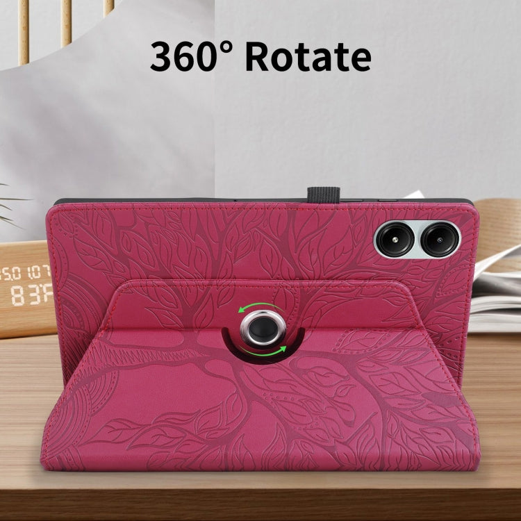 For Xiaomi Redmi Pad Pro 12.1 Tree Life Embossed Rotation Leather Tablet Case
