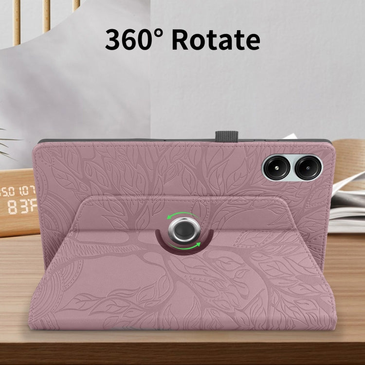For Xiaomi Redmi Pad Pro 12.1 Tree Life Embossed Rotation Leather Tablet Case